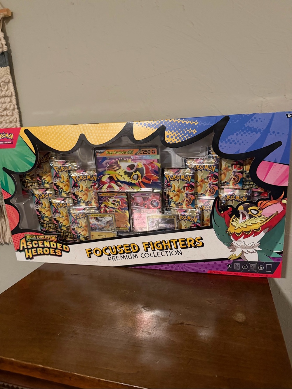 Pokémon TCG - MEGAN Evolution - Ascended Hero’s Focused Fighters Premium - NIB